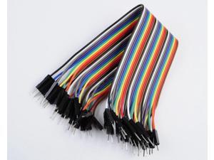 40pcs 2.54mm 1P-1P Dupont Wire Jumper Cable Ribbon Line Male to Male 20cm for Arduino Breadboard 40pcs 2.54mm 1P-1P Dupont Wire Jumper Cable Ribbon Line Male to Male 20cm for Arduino Breadboard