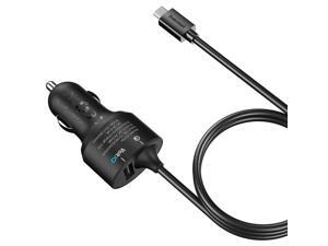 Tronsmart Quick Charge 2.0 30W 2 Ports USB Car Charger with Attached Micro USB Cable for Galaxy S6 Edge+, S6, Note 5, LG G4, Nexus 6 (1 x QC2.0 Port + 1 Volt IQ Port) Tronsmart Quick Charge 2.0 30W 2 Ports USB Car Charger with Attached Micro USB Cable for Galaxy S6 Edge+, S6, Note 5, LG G4, Nexus 6 (1 x QC2.0 Port + 1 Volt IQ Port)