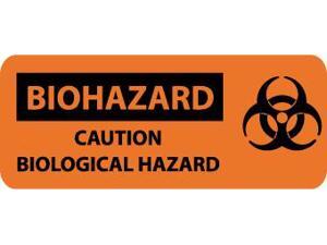 NMC SA52R-BIOHAZARD, CAUTION BIOLOGICAL HAZARD (W/GRAPHIC), 7X17, RIGID PLASTIC (1 EACH) NMC SA52R-BIOHAZARD, CAUTION BIOLOGICAL HAZARD (W/GRAPHIC), 7X17, RIGID PLASTIC (1 EACH)