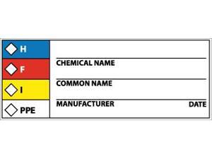 NMC WOL9-RTK HAZARD WARNING LABEL, 1 1/2 X 4, PS PAPER (1 ROLL) NMC WOL9-RTK HAZARD WARNING LABEL, 1 1/2 X 4, PS PAPER (1 ROLL)