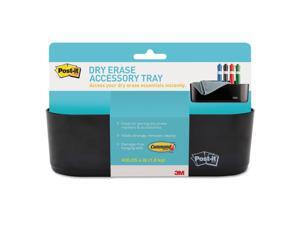 POST-IT DEFTRAY Dry Erase Accessory Tray,Plastic,Black POST-IT DEFTRAY Dry Erase Accessory Tray,Plastic,Black