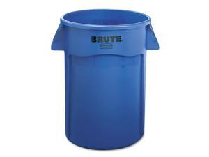 RUBBERMAID FG264360BLUE Brute 44 gal. Blue Plastic Round Utility Container RUBBERMAID FG264360BLUE Brute 44 gal. Blue Plastic Round Utility Container