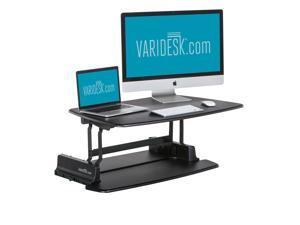 Height-Adjustable Standing Desk - VARIDESK Pro 36 - Black Height-Adjustable Standing Desk - VARIDESK Pro 36 - Black