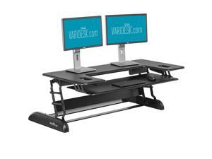 Height-Adjustable Standing Desk for Cubicles - VARIDESK Cube Plus 48 - Black Height-Adjustable Standing Desk for Cubicles - VARIDESK Cube Plus 48 - Black