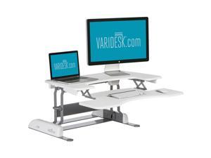 Height-Adjustable Standing Desk - VARIDESK Pro Plus 36 - White Height-Adjustable Standing Desk - VARIDESK Pro Plus 36 - White