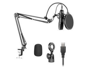 Neewer USB200 Microphone Kit 192KHz/24Bit Plug&Play Cardioid Condenser Mic with Professional Sound Chipset, Arm Stand, Shock Mount, Pop Filter, Included for Tiktok/YouTube Video/Broadcasting/Gaming Neewer USB200 Microphone Kit 192KHz/24Bit Plug&Play Cardioid Condenser Mic with Professional Sound Chipset, Arm Stand, Shock Mount, Pop Filter, Included for Tiktok/YouTube Video/Broadcasting/Gaming