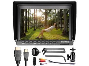 Neewer NW759 7Inch 1280x800 IPS Screen Camera Field Monitor with 1 Mini HDMI Cable for BMPCC,AV Cable for FPV, 16:10 or 4:3 Adjustable Display Ratio for Sony Canon Nikon Olympus (Battery not included) Neewer NW759 7Inch 1280x800 IPS Screen Camera Field Monitor with 1 Mini HDMI Cable for BMPCC,AV Cable for FPV, 16:10 or 4:3 Adjustable Display Ratio for Sony Canon Nikon Olympus (Battery not included)