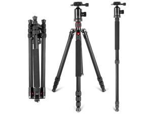 Neewer Carbon Fiber 66 inches/168 centimeters Camera Tripod Monopod with 360 Degree Ball Head,1/4 inch Quick Shoe Plate,Bag for DSLR Camera,Video Camcorder,Load up to 26.5 pounds/12 kilograms Neewer Carbon Fiber 66 inches/168 centimeters Camera Tripod Monopod with 360 Degree Ball Head,1/4 inch Quick Shoe Plate,Bag for DSLR Camera,Video Camcorder,Load up to 26.5 pounds/12 kilograms