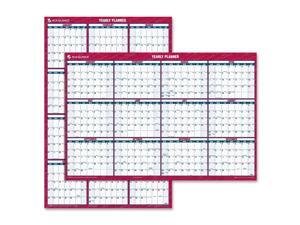 Erasable Vertical/Horizontal Wall Planner 32 x 48 Blue/Red 2017 Erasable Vertical/Horizontal Wall Planner 32 x 48 Blue/Red 2017