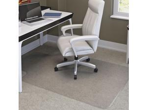 SuperMat Frequent Use Chair Mat Medium Pile Carpet Beveled 36x48 w/Lip Clear SuperMat Frequent Use Chair Mat Medium Pile Carpet Beveled 36x48 w/Lip Clear