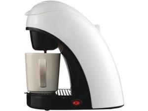 Brentwood Appliances TS-112W Single-Serve Coffee Maker with Mug (White) Brentwood Appliances TS-112W Single-Serve Coffee Maker with Mug (White)