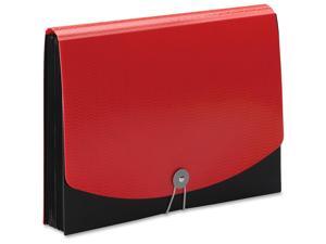 Smead Poly Frequency Expanding File 12 Pockets Black/Red Flap 70866 Smead Poly Frequency Expanding File 12 Pockets Black/Red Flap 70866