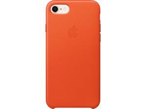 Apple iPhone 8 / 7 Leather Case - Bright Orange Apple iPhone 8 / 7 Leather Case - Bright Orange