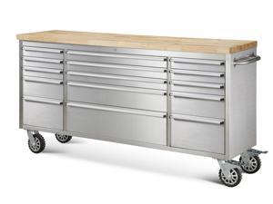 Thor Kitchen HTC7215W 72 in. Tool Chest with 15 drawers Thor Kitchen HTC7215W 72 in. Tool Chest with 15 drawers