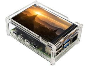 3.5 inch Touch Screen TFT LCD Display with Protective Acrylic Case and Touch Pen for Raspberry Pi 4B 3.5 inch Touch Screen TFT LCD Display with Protective Acrylic Case and Touch Pen for Raspberry Pi 4B