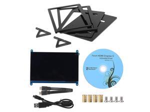 Tosuny for Raspberry Pi 7 inch Touch Screen with Protective Case, 1024x600 HDMI Display IPS Touch Screen with Bracket for Raspberry Pi(Display+Plastic Case) Tosuny for Raspberry Pi 7 inch Touch Screen with Protective Case, 1024x600 HDMI Display IPS Touch Screen with Bracket for Raspberry Pi(Display+Plastic Case)