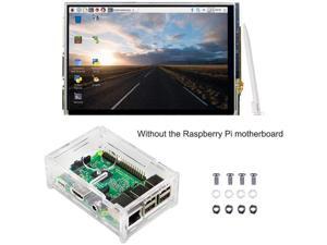 LCD Display Touch Screen Monitor for Raspberry Pi 3B, 3.5 Inch TFT Touch Screen Replacement with Storage Case & Stylus LCD Display Touch Screen Monitor for Raspberry Pi 3B, 3.5 Inch TFT Touch Screen Replacement with Storage Case & Stylus