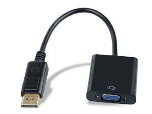 Display Port to VGA Display Port DP Male To VGA Female Cable Adapter Converter Hot Sale Display Port to VGA Display Port DP Male To VGA Female Cable Adapter Converter Hot Sale