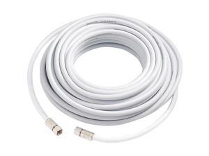 SureCall 50' RG-6 Coax Cable with F - Male Connectors, White SureCall 50' RG-6 Coax Cable with F - Male Connectors, White