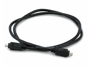 Monoprice IEEE-1394 FireWire i.LINK DV Cable 4P-4P M/M, 3ft, Black Monoprice IEEE-1394 FireWire i.LINK DV Cable 4P-4P M/M, 3ft, Black