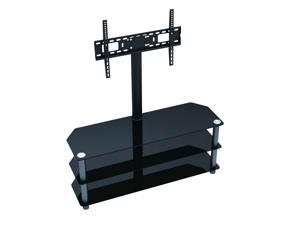 Monoprice High Quality TV Stand with Fixed TV Wall Mount Bracket For TVs Up to 55in, Max Weight 88 lbs , VESA Patterns U Monoprice High Quality TV Stand with Fixed TV Wall Mount Bracket For TVs Up to 55in, Max Weight 88 lbs , VESA Patterns U
