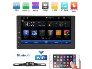 NEW 7" Smart Android 6.0 WiFi Double DIN Car Radio Stereo NO DVD Player GPS+Cam US NEW 7" Smart Android 6.0 WiFi Double DIN Car Radio Stereo NO DVD Player GPS+Cam US
