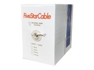 FiveStar Cable 1000 ft. CAT5E Network Cable, Blue FiveStar Cable 1000 ft. CAT5E Network Cable, Blue