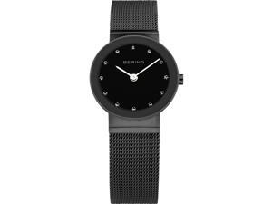 BERING WOMEN'S 26MM BLACK IP STEEL BRACELET & CASE QUARTZ WATCH 10126-077 BERING WOMEN'S 26MM BLACK IP STEEL BRACELET & CASE QUARTZ WATCH 10126-077