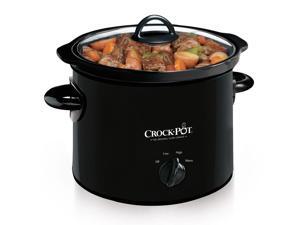 Crock-Pot 3-Quart Manual Slow Cooker, Black SCR300-B Crock-Pot 3-Quart Manual Slow Cooker, Black SCR300-B