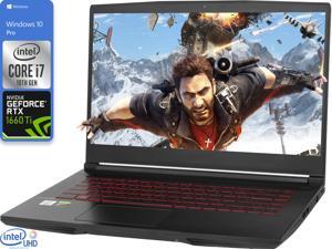 MSI GF65 Thin Gaming Notebook, 15.6" 120Hz FHD Display, Intel Core i7-10750H Upto 5.0GHz, 16GB RAM, 512GB NVMe SSD, NVIDIA GeForce GTX 1660 Ti, HDMI, Wi-Fi, Bluetooth, Windows 10 Pro MSI GF65 Thin Gaming Notebook, 15.6" 120Hz FHD Display, Intel Core i7-10750H Upto 5.0GHz, 16GB RAM, 512GB NVMe SSD, NVIDIA GeForce GTX 1660 Ti, HDMI, Wi-Fi, Bluetooth, Windows 10 Pro