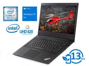 Lenovo ThinkPad E490 Notebook, 14" FHD Display, Intel Core i7-8565U Upto 4.6GHz, 16GB RAM, 512GB NVMe SSD, HDMI, Card Reader, Wi-Fi, Bluetooth, Windows 10 Pro Lenovo ThinkPad E490 Notebook, 14" FHD Display, Intel Core i7-8565U Upto 4.6GHz, 16GB RAM, 512GB NVMe SSD, HDMI, Card Reader, Wi-Fi, Bluetooth, Windows 10 Pro