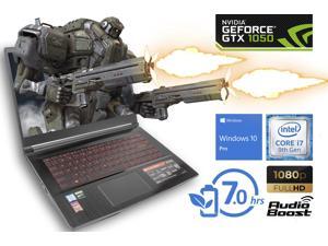 MSI THIN GF63 Gaming Notebook, 15.6" FHD Display, Intel Core i7-9750H Upto 4.5GHz, 32GB RAM, 1TB NVMe SSD + 1TB HDD, NVIDIA GeForce GTX 1050 Ti, HDMI, Wi-Fi, Bluetooth, Windows 10 Pro MSI THIN GF63 Gaming Notebook, 15.6" FHD Display, Intel Core i7-9750H Upto 4.5GHz, 32GB RAM, 1TB NVMe SSD + 1TB HDD, NVIDIA GeForce GTX 1050 Ti, HDMI, Wi-Fi, Bluetooth, Windows 10 Pro