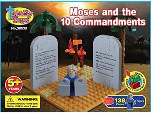 Moses and the Ten Commandments 138 piece block set by Trinity Toyz Moses and the Ten Commandments 138 piece block set by Trinity Toyz