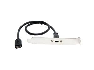 ModMyMods USB 3.1 Type-E Motherboard Front Panel Header Connector to USB-C Back Panel Extension Cable - 40cm (MOD-0293) ModMyMods USB 3.1 Type-E Motherboard Front Panel Header Connector to USB-C Back Panel Extension Cable - 40cm (MOD-0293)