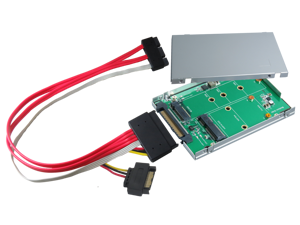 Innocard BU285F U.2 (SFF-8639) to M.2 NVMe SSD Coverter &
SATA Express to M.2 (SATA Interface) SSD & mSATA SSD Converter
with 2.5" Aluminum Enclosure Innocard BU285F U.2 (SFF-8639) to M.2 NVMe SSD Coverter &
SATA Express to M.2 (SATA Interface) SSD & mSATA SSD Converter
with 2.5" Aluminum Enclosure
