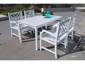 Bradley Rectangular Table & Arm ChairOutdoor Wood Dining Set 8 Bradley Rectangular Table & Arm ChairOutdoor Wood Dining Set 8