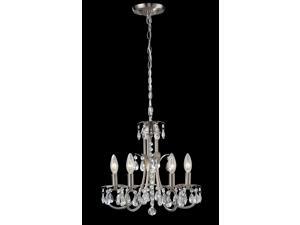 5 Light Chandelier Clear 852BN 5 Light Chandelier Clear 852BN