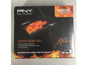 PNY XLR8 480GB CS2111 2.5 SATA III Solid State Drive 560 MB/s SSD7CS2111-480-RB PNY XLR8 480GB CS2111 2.5 SATA III Solid State Drive 560 MB/s SSD7CS2111-480-RB