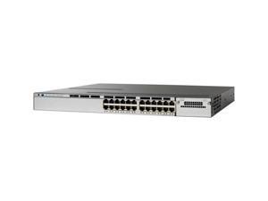 CISCO Catalyst 3750-X WS-C3750X-24P-S-RF Managed 10/100/1000Mbps Gigabit PoE Swi CISCO Catalyst 3750-X WS-C3750X-24P-S-RF Managed 10/100/1000Mbps Gigabit PoE Swi