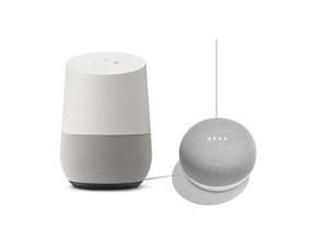 Google Home And Home Mini White Bundle #GAHMEPMINIW Google Home And Home Mini White Bundle #GAHMEPMINIW