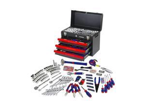 WORKPRO W009044A Mechanics Tool Set with 3-Drawer Heavy Duty Metal Box (408 P... WORKPRO W009044A Mechanics Tool Set with 3-Drawer Heavy Duty Metal Box (408 P...