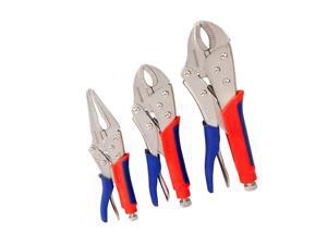 WORKPRO 3-piece Locking Pliers Set, 10-inch Curved Jaw, 7-inch Curved Jaw and... WORKPRO 3-piece Locking Pliers Set, 10-inch Curved Jaw, 7-inch Curved Jaw and...