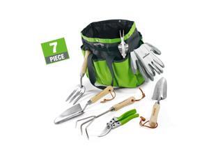 WORKPRO Garden Tools Set, 7 Piece, Stainless Steel Heavy Duty Gardening Tools... WORKPRO Garden Tools Set, 7 Piece, Stainless Steel Heavy Duty Gardening Tools...