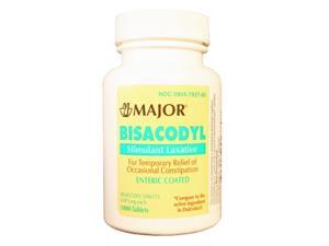 MAJOR BISACODYL STIM LAXATIVE EC BISACODYL-5 MG Orange 1000 TABLETS UPC 309047927807 MAJOR BISACODYL STIM LAXATIVE EC BISACODYL-5 MG Orange 1000 TABLETS UPC 309047927807