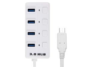 2 in 1 USB 3.1 Type-C 4 Ports 10 GBPS HUB for Tablet & Mobile Phone & Hard Disk (White) 2 in 1 USB 3.1 Type-C 4 Ports 10 GBPS HUB for Tablet & Mobile Phone & Hard Disk (White)