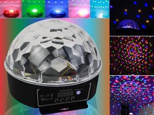 Disco Magic Ball DMX512 Stage Lighting Digital LED RGB Crystal DJ Effect Light Disco Magic Ball DMX512 Stage Lighting Digital LED RGB Crystal DJ Effect Light
