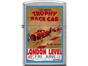 Zippo Street Chrome Trophy Race Car Windproof Pocket Lighter 207CI401251 Zippo Street Chrome Trophy Race Car Windproof Pocket Lighter 207CI401251