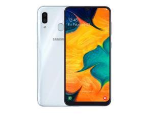 Samsung Galaxy A30 A305G 32GB Duos GSM Unlocked Phone w/dual 16MP Camera - White Samsung Galaxy A30 A305G 32GB Duos GSM Unlocked Phone w/dual 16MP Camera - White