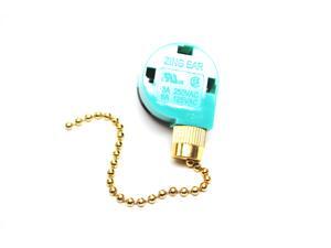 Zing Ear ZE-268S6 (Replaces ZE-208S6) Pull Chain Switch 3 Speed - New Zing Ear ZE-268S6 (Replaces ZE-208S6) Pull Chain Switch 3 Speed - New