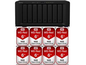 Synology DS1819+ 8-Bay DiskStation with 4GB RAM and 48TB (8x6TB) of Western Digital Red NAS DRIVES Fully Assembled and Tested By CustomTechSales Synology DS1819+ 8-Bay DiskStation with 4GB RAM and 48TB (8x6TB) of Western Digital Red NAS DRIVES Fully Assembled and Tested By CustomTechSales